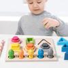 Educational Shape Matching Toys Wooden Sorting Stacking Toys Montessori Wood Toys  Baby