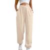 Women Sweatpants High Waisted Loose Fit Sport Pants with Pockets Crossover Joggers Athletic Pants Comfy