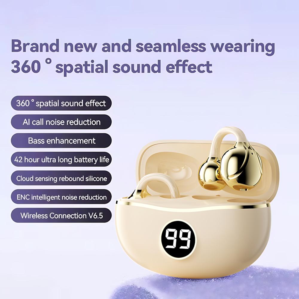 Xiaomi Original OWS Ear Clip Earphones Bluetooth 5.3 Wireless Earphone ENC HD Call Noise Reduction Headphones Sports Earbuds For iPhone