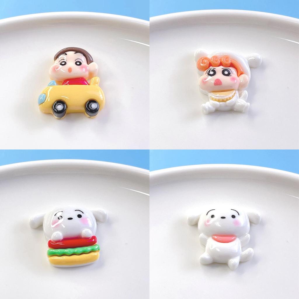Crayon Shin Chan Resin Charms Accessories Diy Hairbands Phone Cases Characters