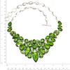 Peridot Quartz Gemstone Ethnic Style Jewelry Necklace 16-18''
