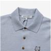 Maison Kitsune Mm00211kt1036 H410 Bold Fox Head Patch Polo Mens Knit