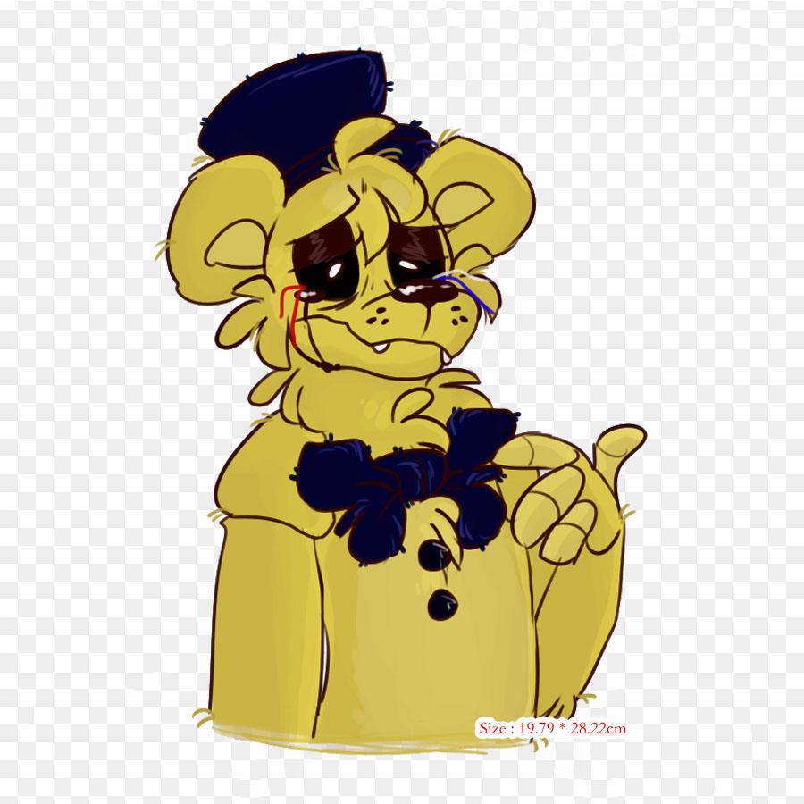 Fnaf Funtime Toy Freddy Five Nights At Freddy's Sister Location Fred Железные наклейки для одежды Футболка Сумка Теплопередающие наклейки Железные нашивки