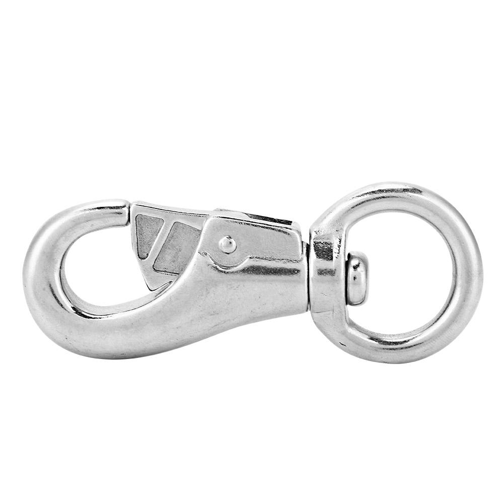 99mm 304 Stainless Steel Diving Snap Hook Swivel Snap Hook for Dog Leashes