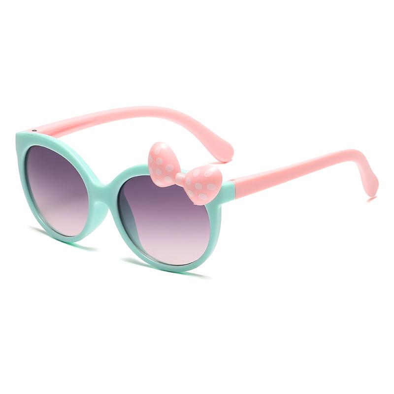 7317 Children'S Baby Sunglasses, Boys And Girls Cute Bow Sunglasses Cartoon Personalized Glasses