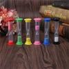 Home Decoration Sand Clock Colored Hourglass Timer Desktop Accessories Plastic 6 Piece Set Small 30 Seconds /1/2/3/5/10 Minutes
