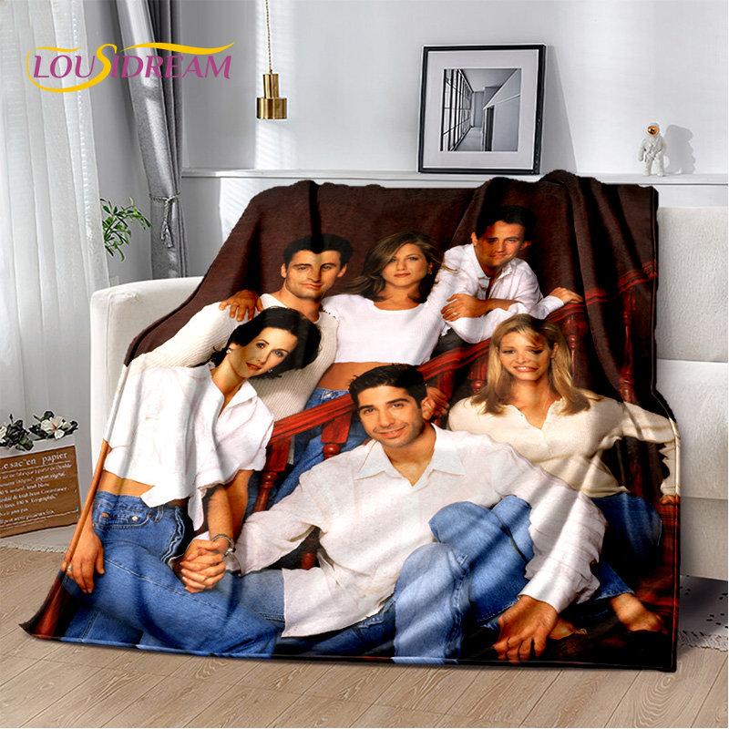 Мягкое плюшевое одеяло с 3D принтом HD Friends TV Show, фланелевое одеяло для гостиной, спальни, кровати, дивана, чехол для пикника