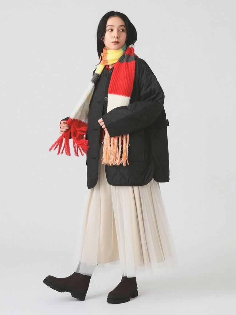 Женская стеганая блузка без воротника Ray Beams, Черный 0