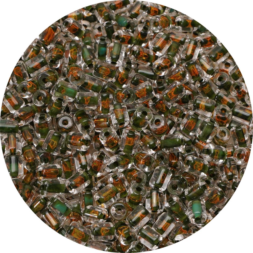 80Pcs Domestic High-Quality Glass Seed Beads Cylinder Retro Ink Wash Bead For DIY Bracelets Necklaces Jewelry Making