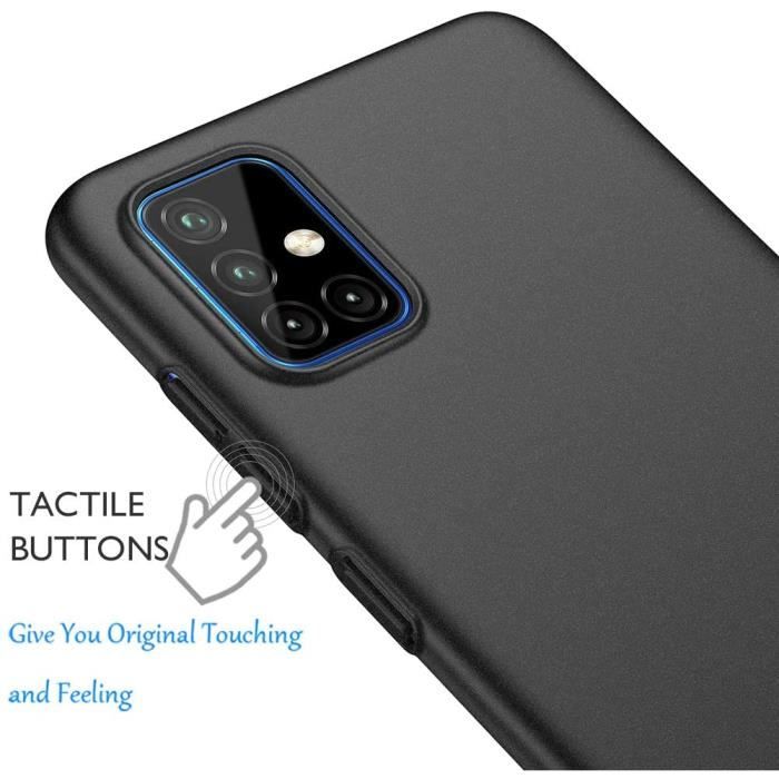 Coque Samsung A51, Finition Matte [Ultra Leger] [Ultra Mince] Anti-Rayures Coque Rigide Etui Housse pour Samsung Galaxy A51(2020) 6
