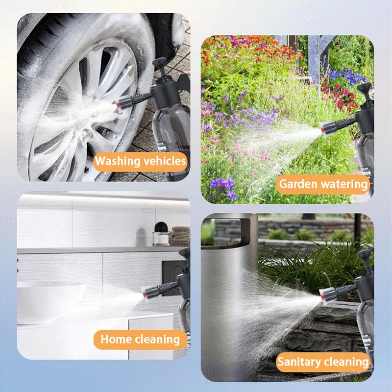 Распылитель пены для мойки автомобиля, 2 л, ручной насос, пневматическая пена, распылитель для мытья автомобиля, инструменты для чистки дома, автомобиля