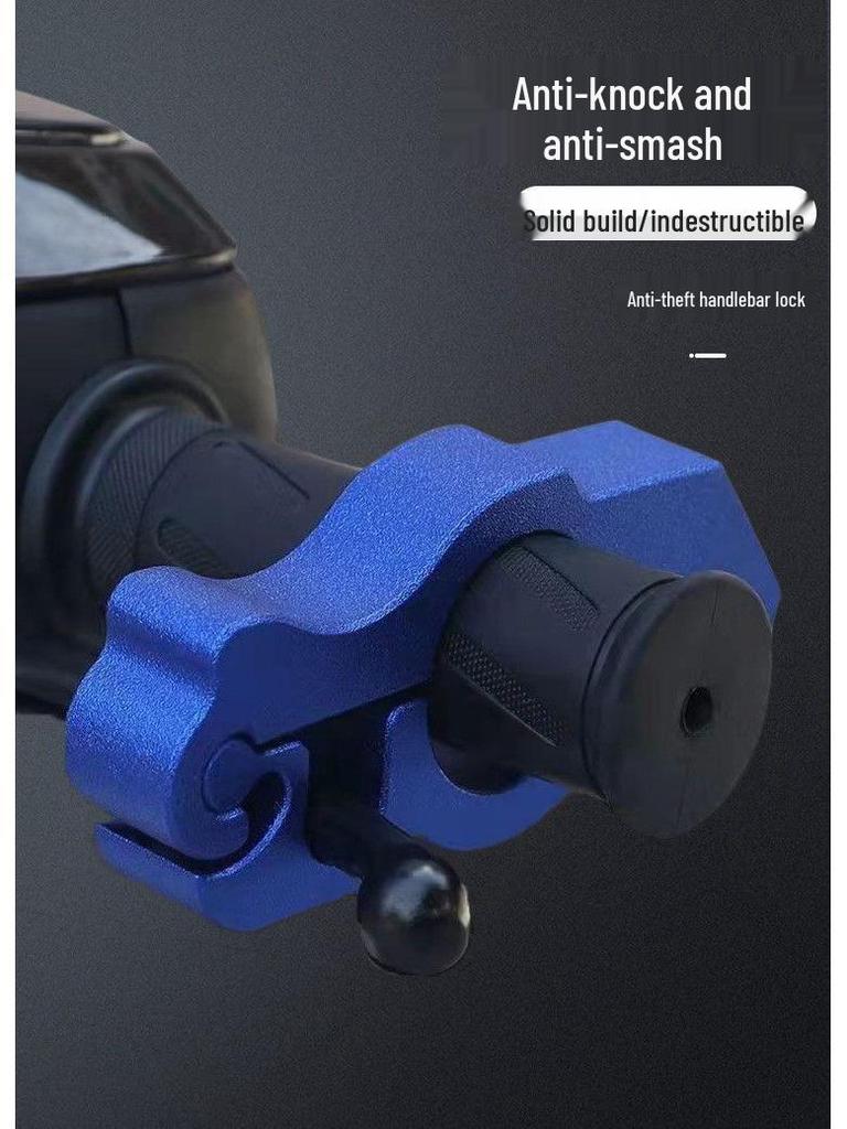 Универсальный противоугонный замок на руль и тормоз для электромобиля