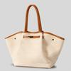 Women European American Style Wing Dumpling Handbag Large Capacity Tote Bag Commuter Versatile Hand-woven Straw Bag for Women