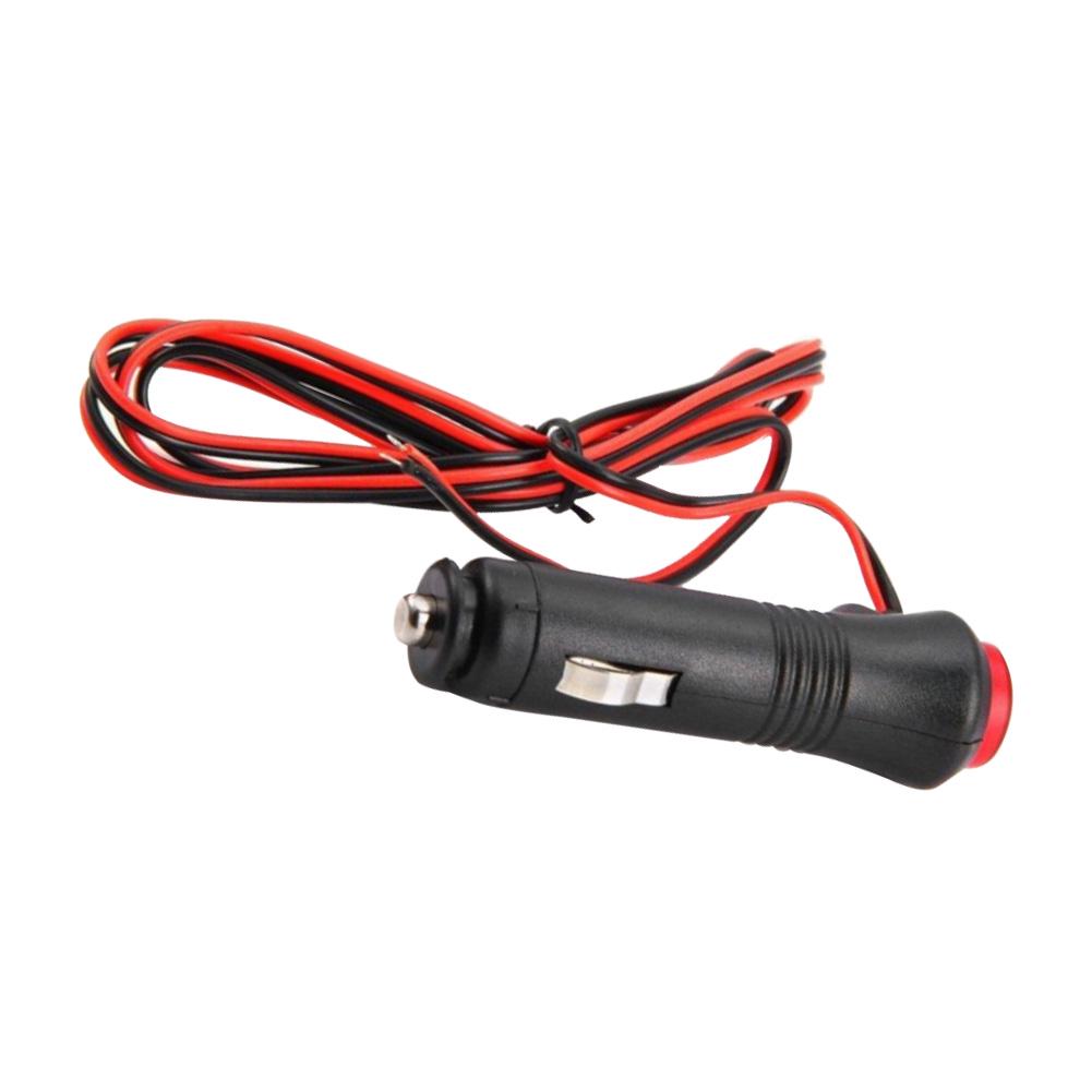 Cars Auto Parts Plug Socket Extension Connector Cord with Switch Lighter 12V-24V
