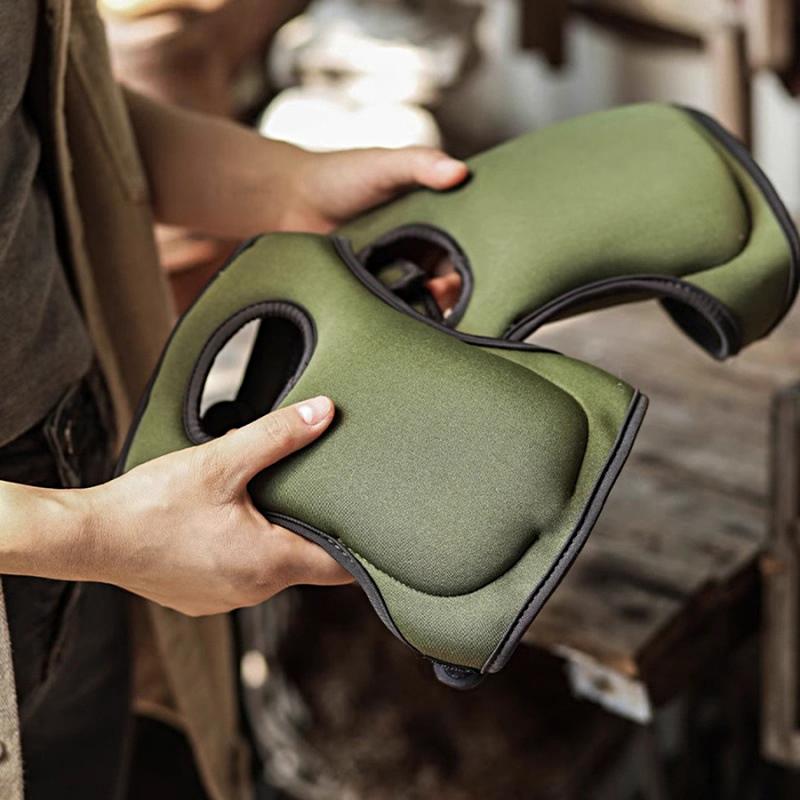 1 пара наколенников, противоскользящие защитные подушки для садоводства с ремнями, наколенники для бега и фитнеса, регулируемые наколенники