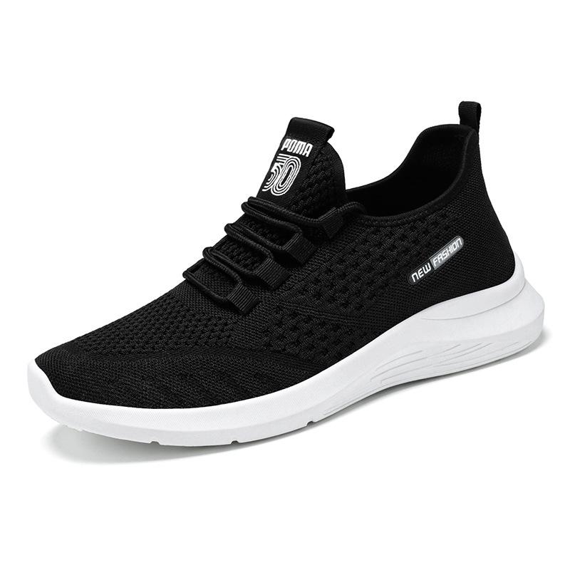 Fashion Spring and Summer New Breathable Men's Shoes, Thin, Anti Slip and Wear-resistant Running Sports and Leisure Shoes