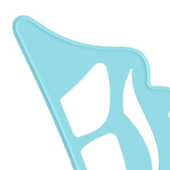 5-в-1 силиконовый трафарет для теней для век, многоразовый помощник для начинающих, руководство по нанесению теней для век