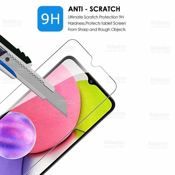 2 шт. Закаленное стекло для Samsung Galaxy A03s Защитное стекло для экрана Samsung A 03 s A03 S A23 A13 A53 A73 2 штуки -AW