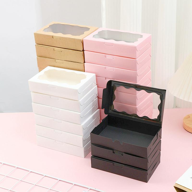 10 шт./уп. Картонная оберточная коробка Упаковка DIY Бумага для еды День матери Вечеринка по случаю дня рождения Подарочные коробки Коробки для упаковки конфет