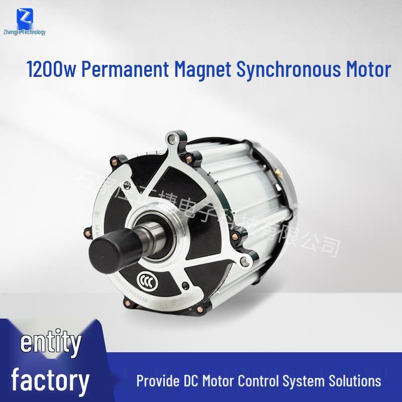 1200W/48V Electric Vehicle DC Brushless Motor with Differential Steering, Three-Wheeled and Four-Wheeled Compatible