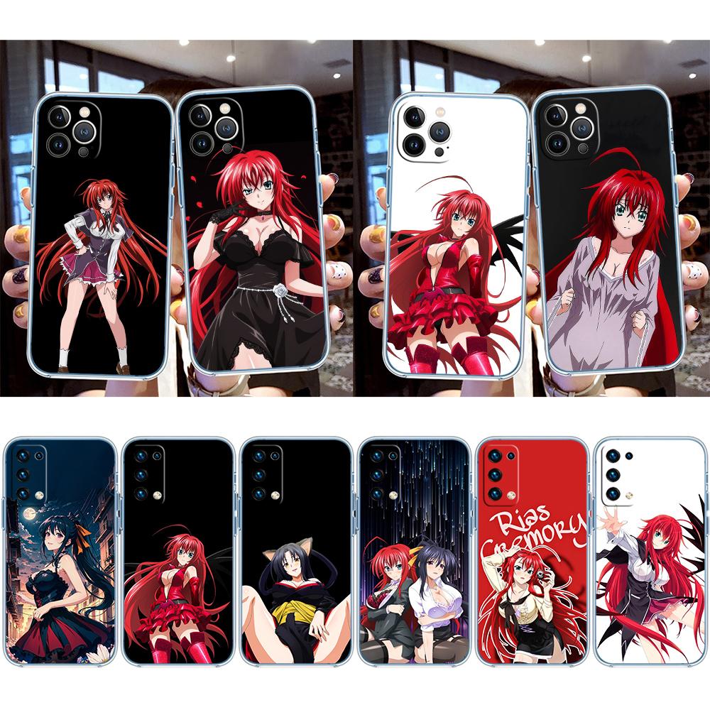 BH37 Прозрачный чехол для телефона Rias Gremory для Motorola Moto G7 G8 G9 G84 G85 G73 G24 G15 Z2 Play Power Plus