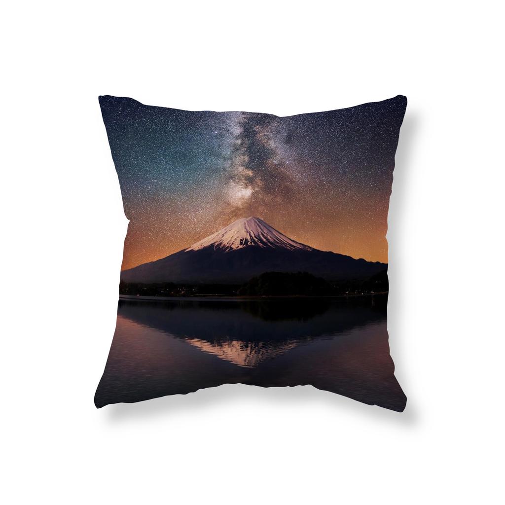 Извержение вулкана, лава, пейзаж, наволочка, декоративная наволочка для дивана, наволочка на подушку для стула, эстетика комнаты, домашний декор