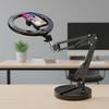 Adjustable Height Telescopic Phone Stand 26cm Fill Light Desktop Phone Holder  Phone Accessories