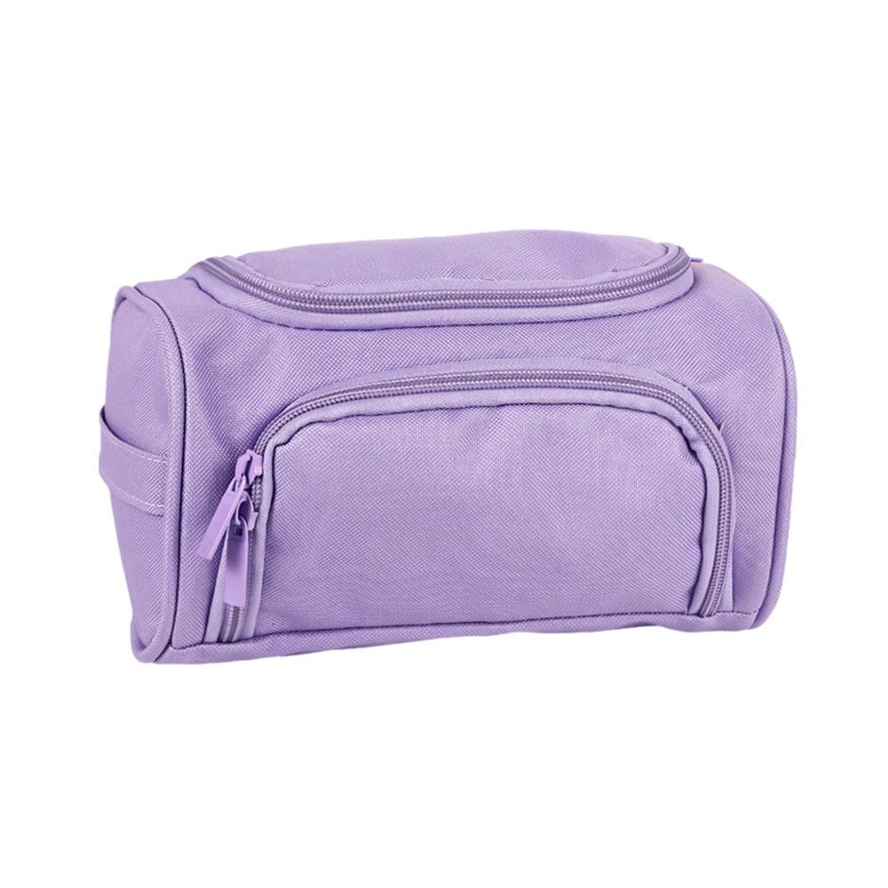Large Capacity Pencil Bag Oxford Cloth Stationery Organizer Simple Double-Layer Pencil Case  Travel