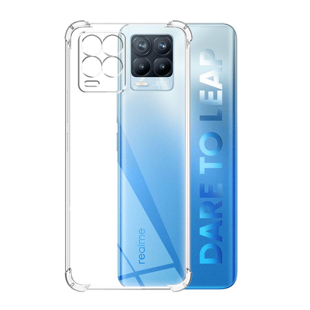 For OPPO Realme 8 Case Clear Shockproof Silicone Soft Phone Cover Cases For Realme 8 5G Coque For Realme 8 Pro Transparent Funda