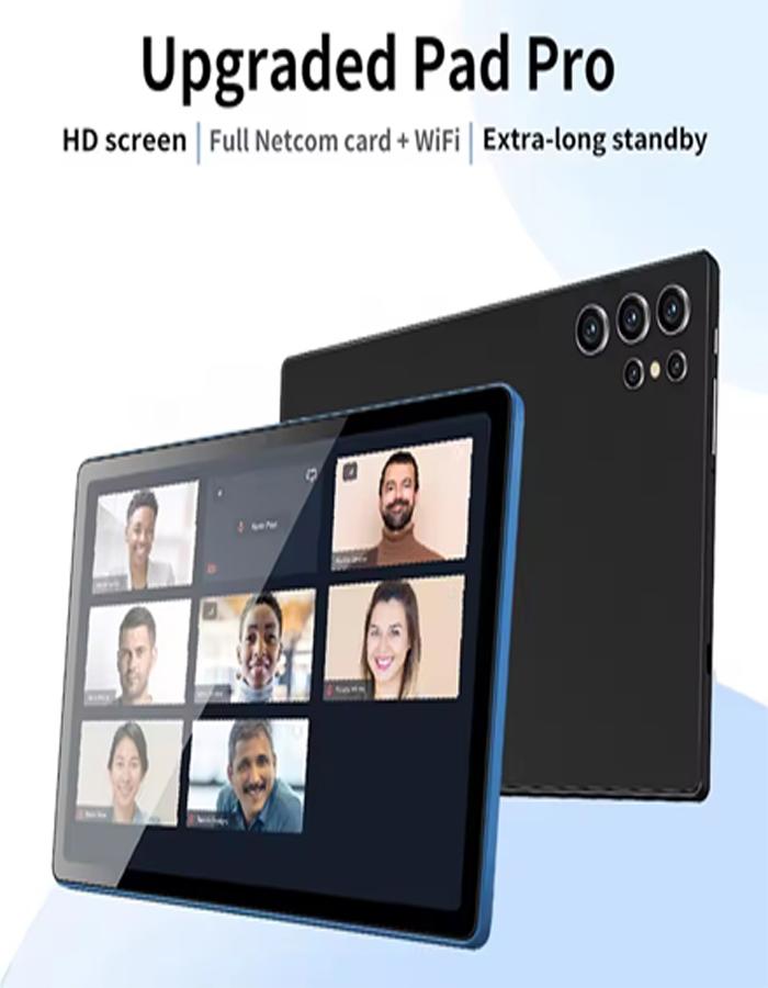 BDF Планшет Pad 2025 10.1", Восьмиядерный, 8 ГБ ОЗУ, 128 ГБ ПЗУ, 4G LTE, Android 13
