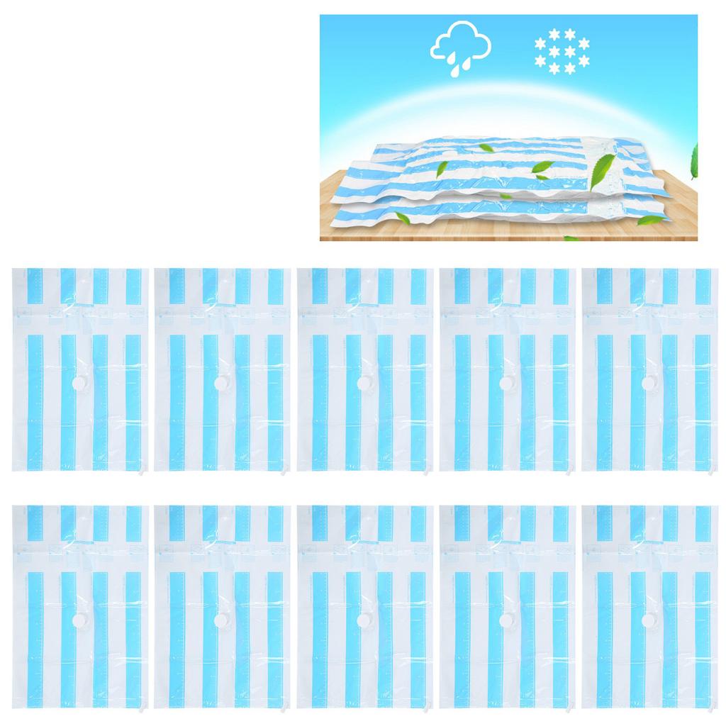 10Pcs Set 12C Vacuum Storage Bag Space Saving Compressed Bag with 3.5cm Thread Air Inlet