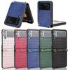 Роскошный кожаный чехол-кошелек с защитой от падения для Samsung Galaxy Z Flip 4 5 5G Flip5 Flip4 Flip3 Flip 3, чехол для телефона с защитой от падения