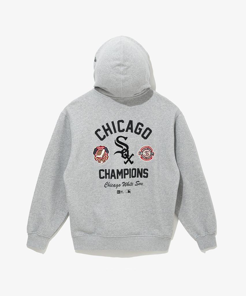 New Era Mlb Chicago White Sox Patched Hood Heather Gray
