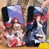 Стеклянный чехол HSR Himeko для мобильного телефона Samsung Galaxy S26 S25 S24 S23 S22 S21 S20 Note20 Plus FE Ultra Цветная крышка