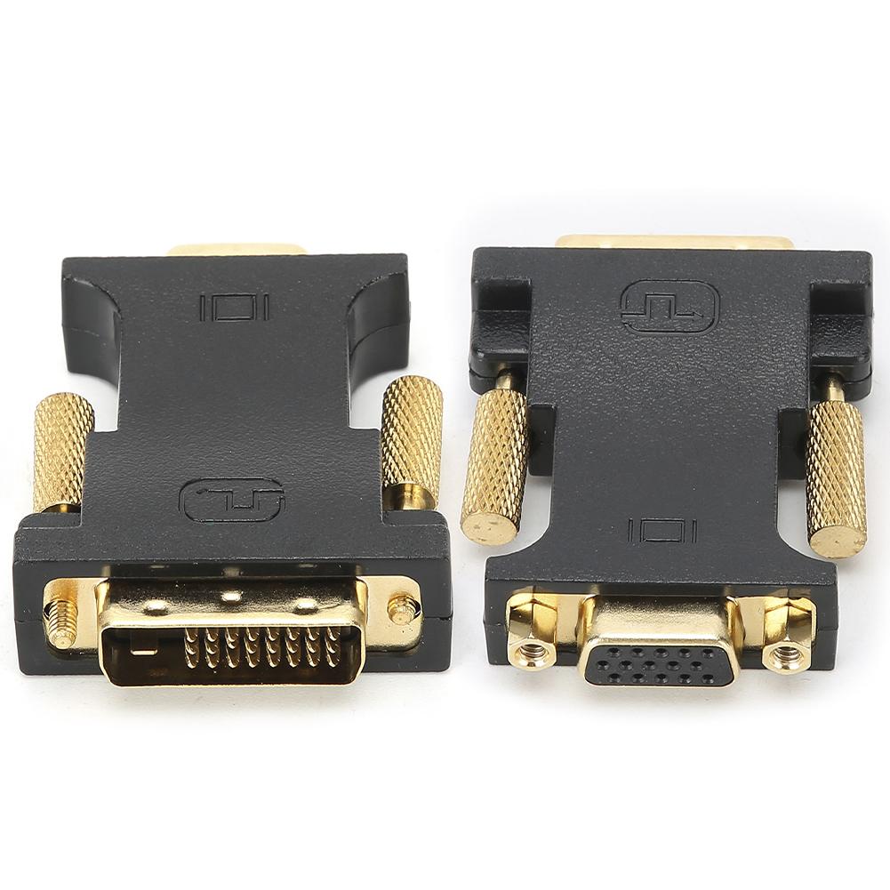 E0401 DVII 24+1 Male to VGA Female Dual Channel с чипом-адаптером GPU to Display