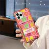 Dirt-resistant Durable Phone Case For Oukitel C21 Pro Fashion Design Full Wrap Silicone Graffiti TPU Card Slot Cover