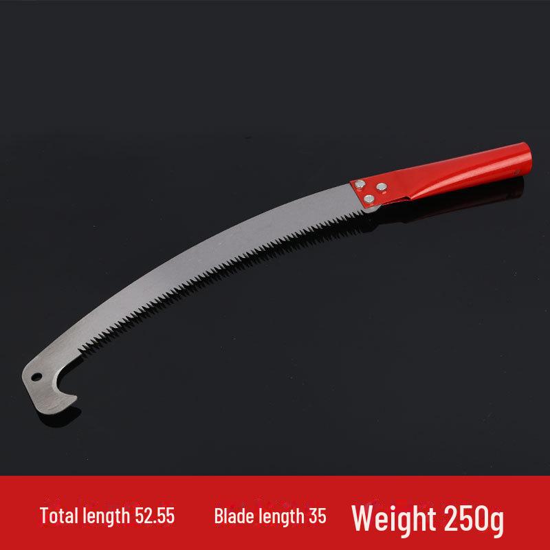 Curved Garden Hook Saw - Single/Double Pruning Tool for Fruit Trees and Woodworking.