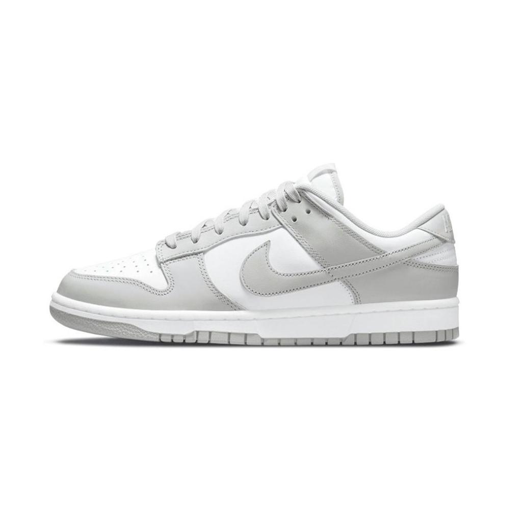Nike Кроссовки Dunk из кожи коровы, нескользящие, с амортизацией, износостойкие, легкие, низкие, для скейтборда, мужские, белые DD1391-103(Команда298-)