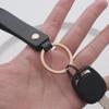 Spot PU Leather Keychain Pendant - Car Key Accessory & Business Gift