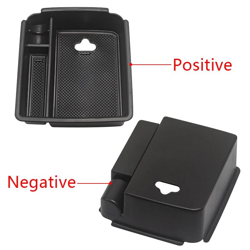 For Volkswagen Tiguan MK2 2016 2017 2018 2019 2020 2021 2022 Car Armrest Center Storage Box Central Control Organizer Tray ABS