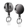 Wire Rope with Belt Clip Retractable Badge Reels ID Card Badge Holder Key Chain Ring Pull Keyring