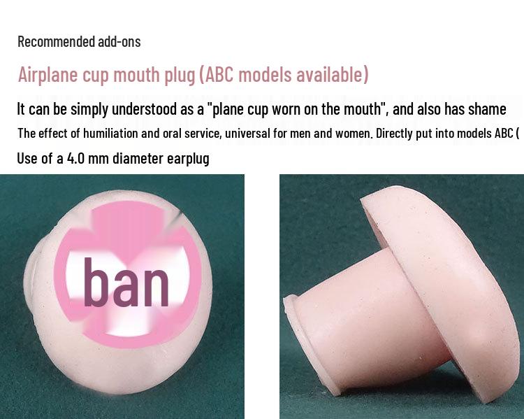 Анти-рвотный Кинки Кляп для рта для мужчин - Четыре Инструмента Любви