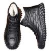 Men's Winter High-Top Cotton Shoes with Wool Lining - Large Size, Non-Slip Snow Boots