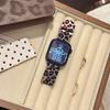 Миланская петля Ремешок Для Apple watch band 46мм 45мм 44мм 40мм 41мм Леопардовый принт Магнитный браслет для iWatch Серии 11/10/9 8 7 6 SE3/Ultra 2 3 4 49мм