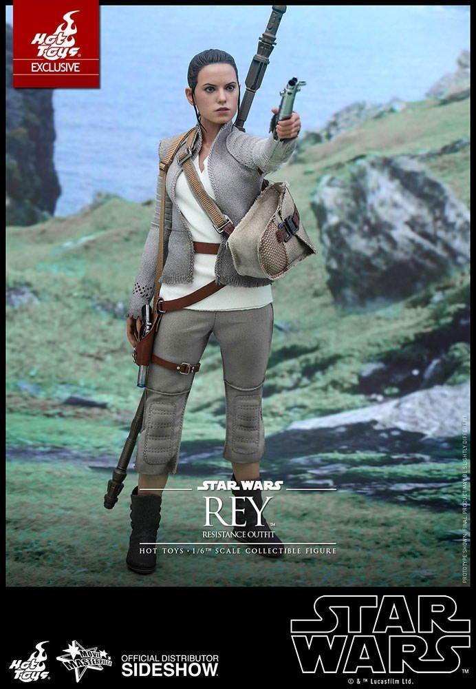 Hot Toys Scale Figure Star Wars The Force Awakens Rey Resistance Outfit 1/6