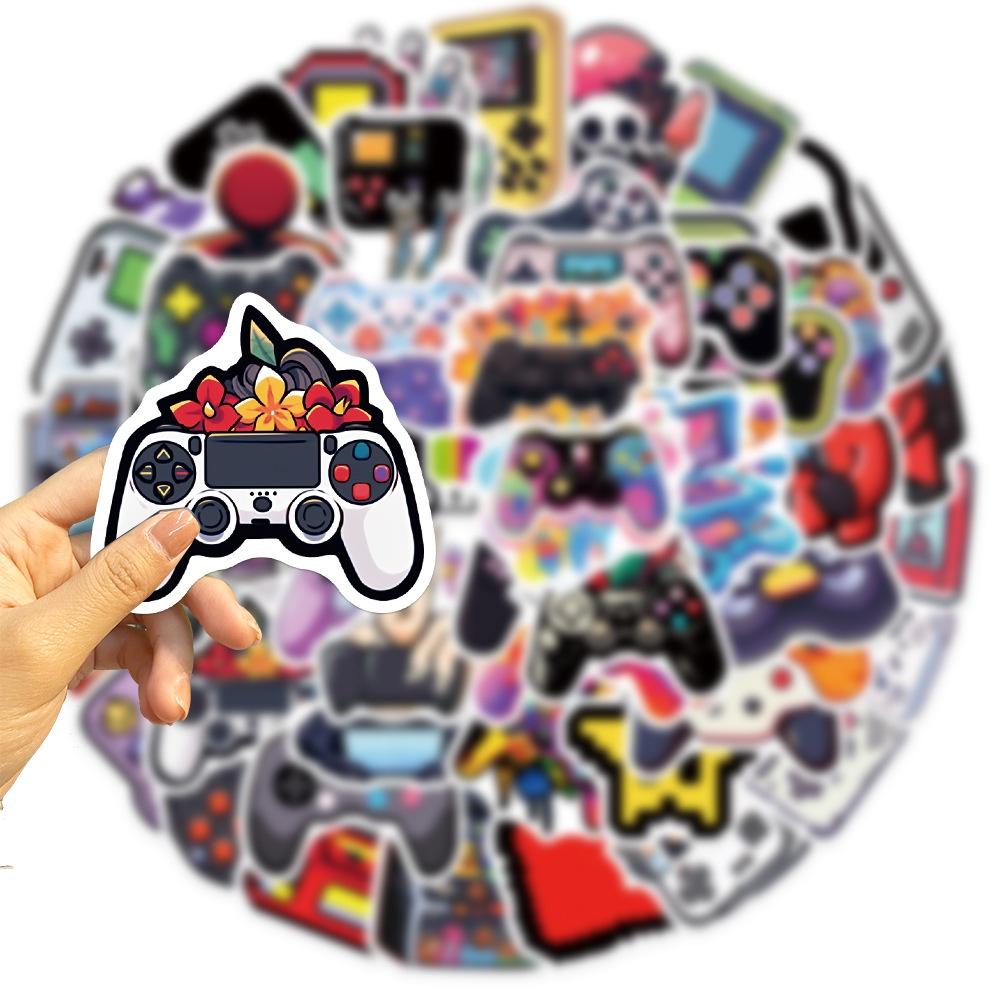 Cartoon Game Controller Stickers Personalize And Decorate Your Guitar Notebook And Luggage With 50 Waterproof Wholesale Decals Characters)