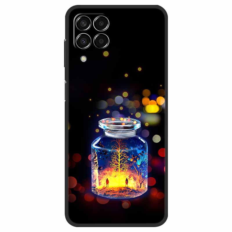 Чехол для Samsung Galaxy M33 / M53 Мраморный Мягкий Силиконовый Задний Чехол для Samsung M53 2022 Fundas Чехол M 33 53 5G Чехол для Телефона Coque