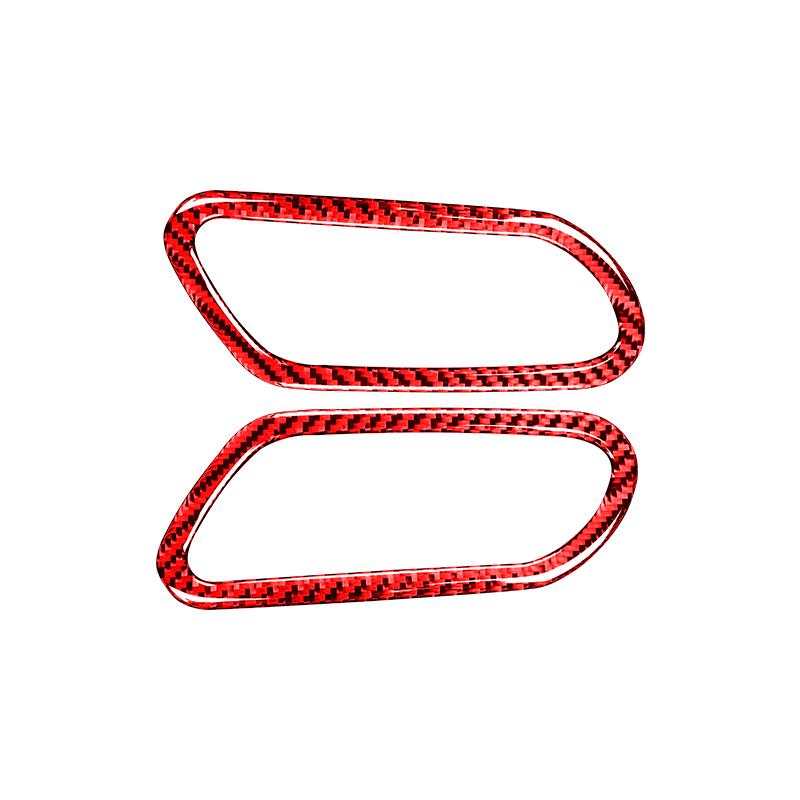 For Volkswagen Scirocco R 2009-2016 Car Accessories Carbon Fiber Internal Cover Stickers Door Handle Decorative Frame