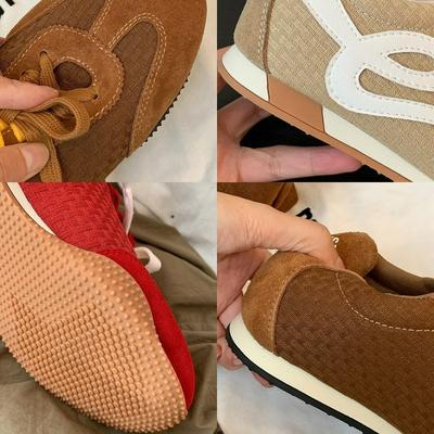 Ретро туфли-сетка для рыбалки женские 2025 новая летняя сетчатая дышащая спортивная и повседневная обувь на мягкой подошве кроссовки для тренировок Forrest Gump