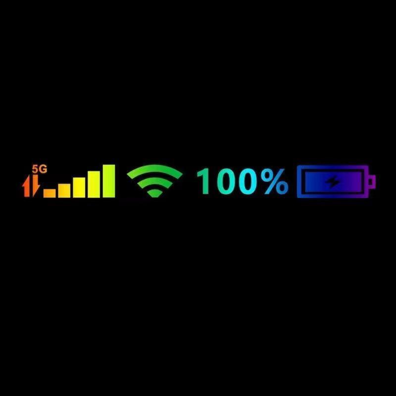 Наклейки на лобовое стекло автомобиля Сигнал WiFi Power Светоотражающие наклейки на автомобиль Наклейки на мобильный телефон Наклейки на автомобиль Внешние наклейки на автомобиль Аксессуары
